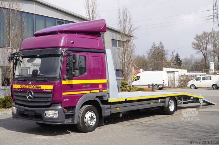 φορτηγά μεταφοράς οχημάτων Mercedes-Benz Atego 1224 / New galvanized tow truck