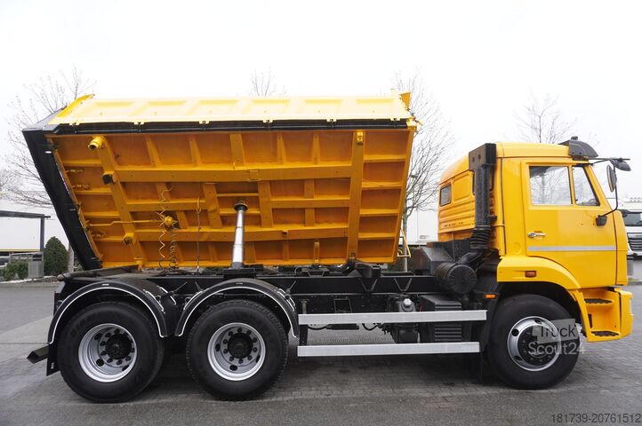 Üçlü damperli kamyon Kamaz T2530 E5 6x4 / 3-sided tipper