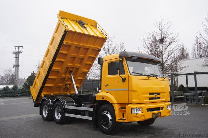 Üçlü damperli kamyon Kamaz T2530 E5 6x4 / 3-sided tipper