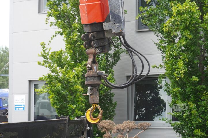 üç taraflı damper Iveco STRALIS 330 E6 / FASSI 195A 8.5 T