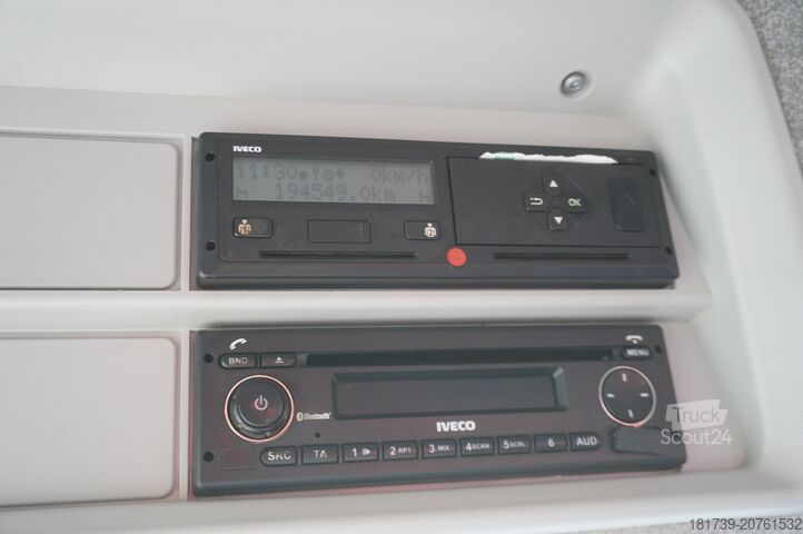 üç taraflı damper Iveco STRALIS 330 E6 / FASSI 195A 8.5 T