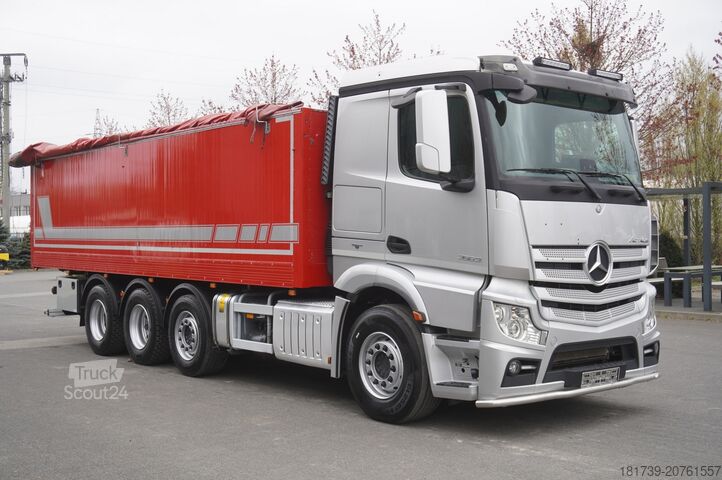 Ανατρεπόμενο σιτηρό Mercedes-Benz Actros 3563 8x4 / Tipper for grain 20 t