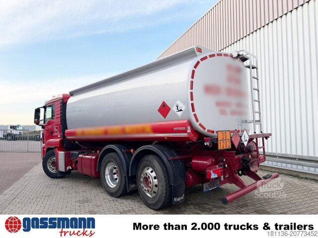 Tank kamyonu MAN TGS 26.400 6x2-4 LL, Lenk-/Lift, Navi, ADR,