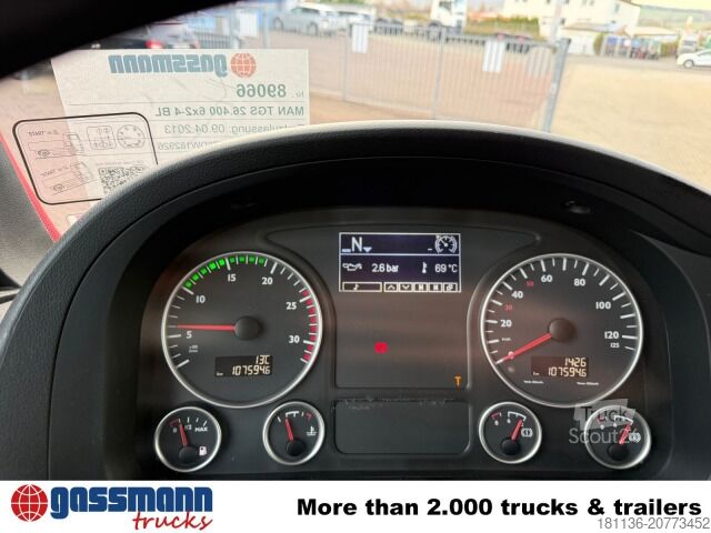 Tank kamyonu MAN TGS 26.400 6x2-4 LL, Lenk-/Lift, Navi, ADR,