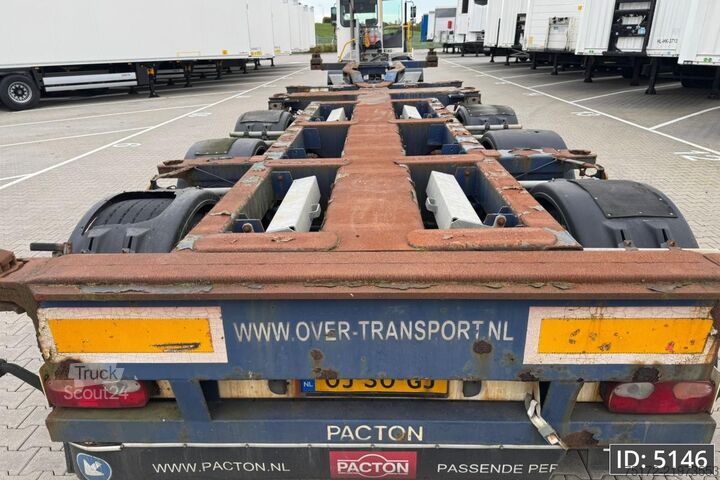 Transport de conteneurs Pacton T3-010 / Multichassis / BPW Drum
