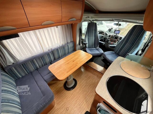 Camping-car semi-intégré HYMER/ERIBA T 578 SL - Festbett - Sat/TV - Solar - 2 x Klima