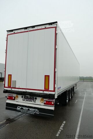 Semi-remorque fourgon SCHMITZ CARGOBULL SKO 24/ / DOPPELSTOCK / ZURRINGE /120t km 2,75 m