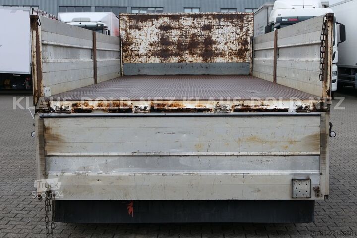 Rimorchio aperto Samro Pritsche Bordwände Baustoffwagen