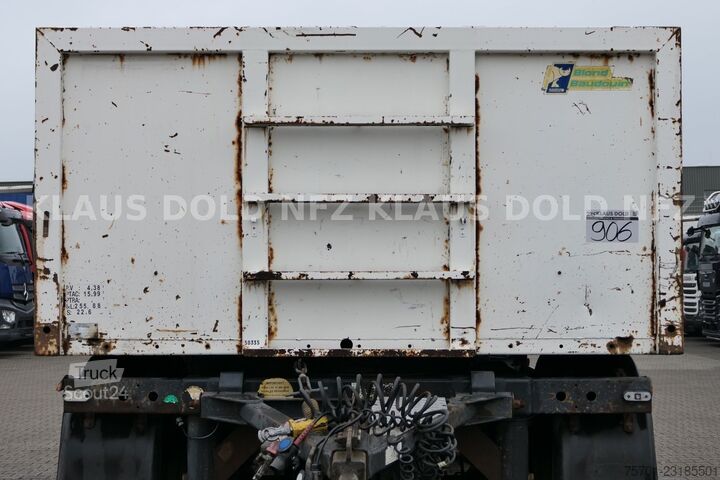 Rimorchio aperto Samro Pritsche Bordwände Baustoffwagen