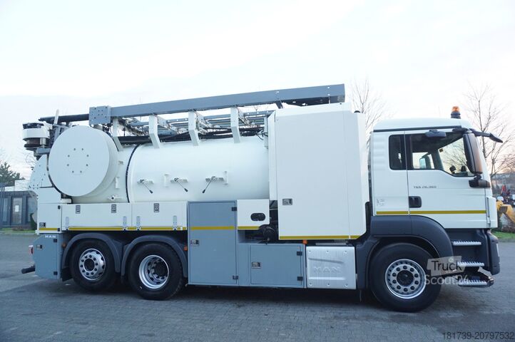 Atık su arıtma tesisi MAN TGS 26.360 / RIVARD 18m3 / 180 tho km