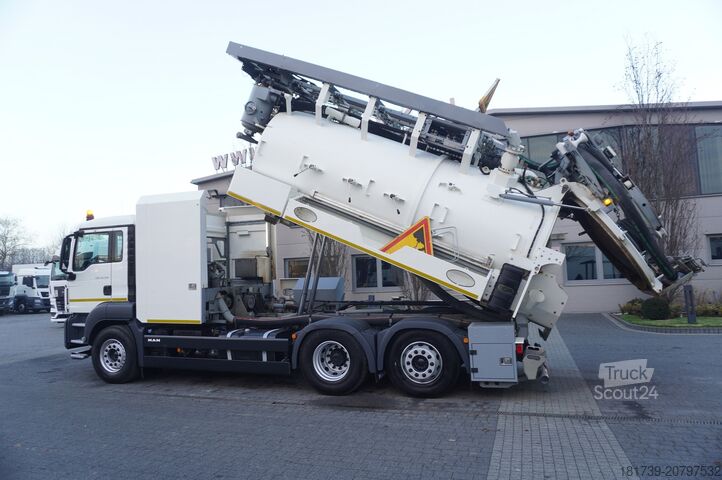 Atık su arıtma tesisi MAN TGS 26.360 / RIVARD 18m3 / 180 tho km