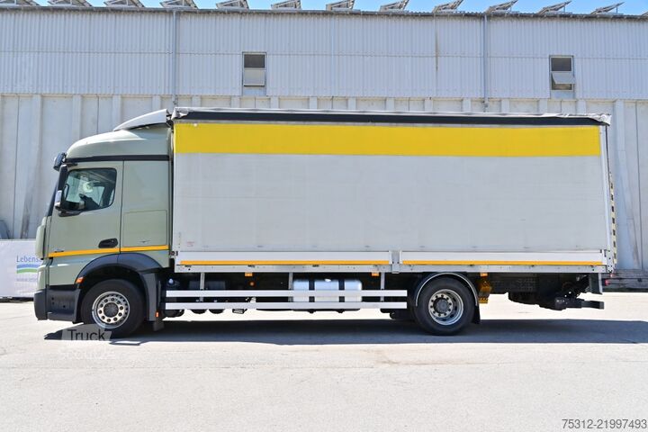 LKW mit Pritsche & Plane Mercedes-Benz Actros 1845  Ersatzfahrzeug E6 Retarder LBW+FB