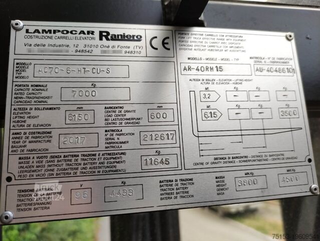 Električni – 4 kolesa Raniero AC70-6-HT-CU-S