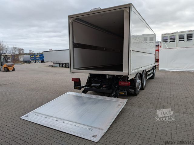 Dzērienu kravas automašīna MAN TGM 26.320 6x2/4 Getränkefahrzeug Wingliner LBW