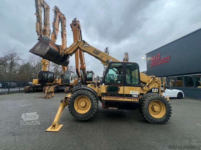 Teleskopiskais iekrāvējs CATERPILLAR CAT TH63 / 3t / 12,5 m /