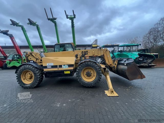 Teleskopiskais iekrāvējs CATERPILLAR CAT TH63 / 3t / 12,5 m /