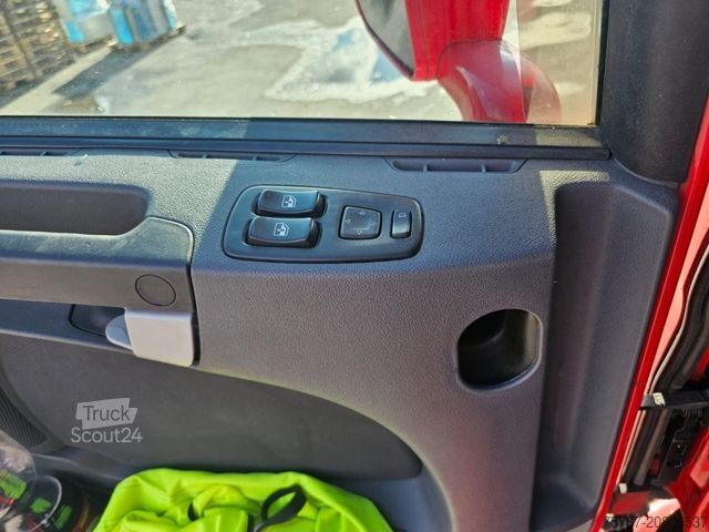 Camion cu platformă și prelată SCANIA G410 Volumen, Edscha, Hubdach+Tandemhänger