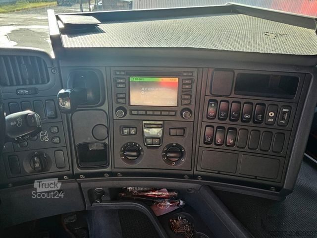 Camion cu platformă și prelată SCANIA G410 Volumen, Edscha, Hubdach+Tandemhänger