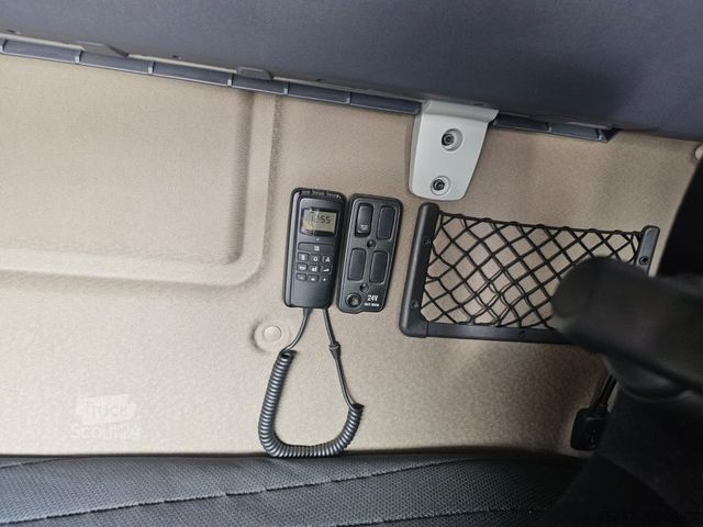 Camion cu platformă și prelată SCANIA G410 Volumen, Edscha, Hubdach+Tandemhänger