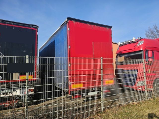 Camion cu platformă și prelată SCANIA G410 Volumen, Edscha, Hubdach+Tandemhänger