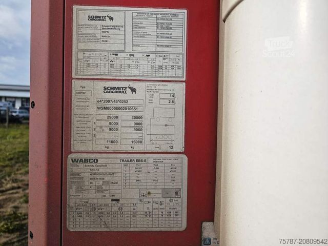 Semiremorcă frigorifică SCHMITZ CARGOBULL Tiefkühler City, 2. Achse drehbar, Carrier 1550