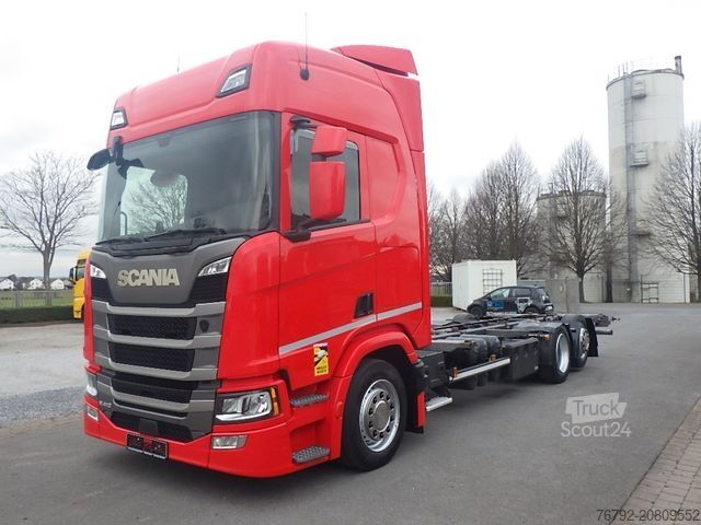 Camion con cassone intercambiabile SCANIA R 410 B6x2 Jumbo-BDF/Ret/Lenkachse/AHK/Standklim