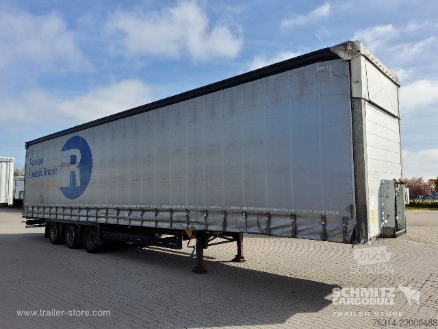 Open oplegger met zeil Schmitz Cargobull Curtainsider Mega Getränke