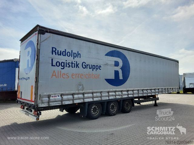Open oplegger met zeil Schmitz Cargobull Curtainsider Mega Getränke