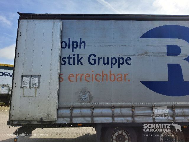 Open oplegger met zeil Schmitz Cargobull Curtainsider Mega Getränke