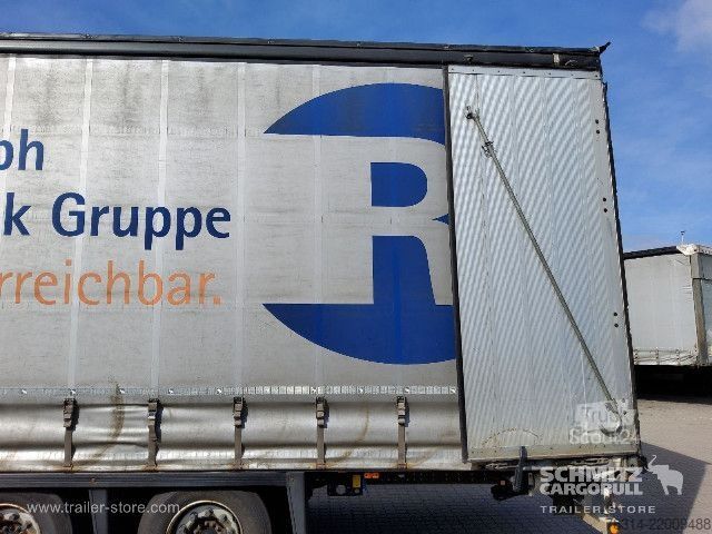 Open oplegger met zeil Schmitz Cargobull Curtainsider Mega Getränke