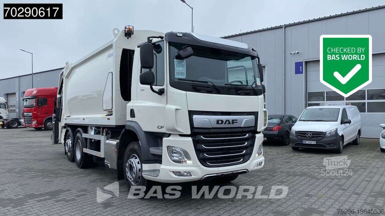 مركبة جمع النفايات DAF CF 340 CF 6X2 NEW! 21 m3 Norba Steering-Axle Au...