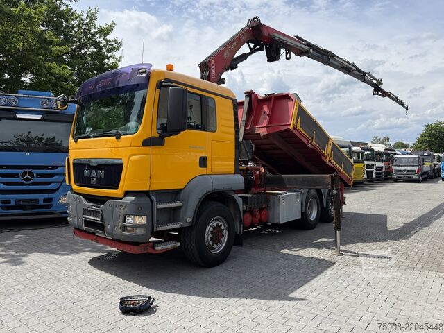 Kiepwagen MAN TGS 26.400 6X4H-2 Kran Fassi F235XP bis 25 Meter