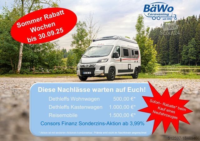 Half-integraal camper DETHLEFFS Just Camp T 7052 DBM Autom.,t,Fußb.heiz