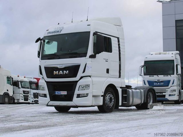 Standardowy ciągnik siodłowy MAN TGX 18.480, EURO 6, RETARDER