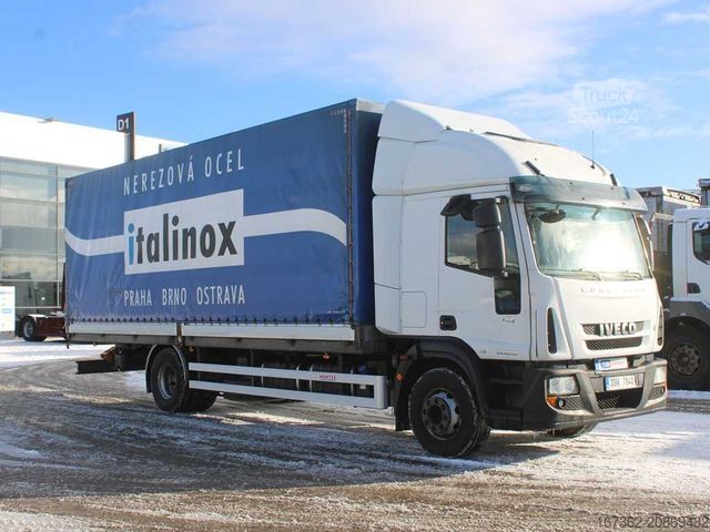 Samochód ciężarowy z plandeką typu platforma IVECO 150E, EURO 6, SIDEWALLS