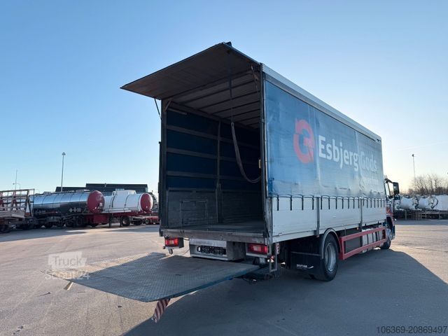 Flatbed truck with tarp VOLVO FM 330 4x2 7,7 m Curtainsider and Taillift