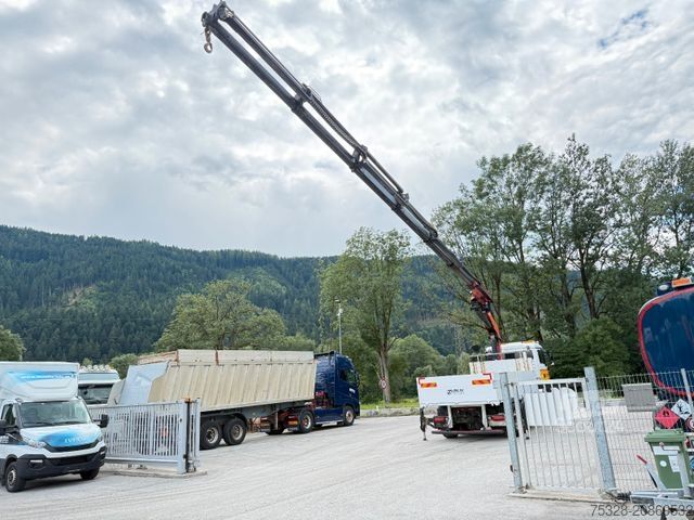 Platós teherautó MAN TGS 28.500 6X4/4 Wechselsystem LKW/SZM Kran Top