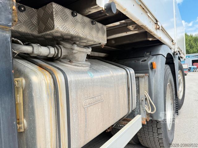 Platós teherautó MAN TGS 28.500 6X4/4 Wechselsystem LKW/SZM Kran Top