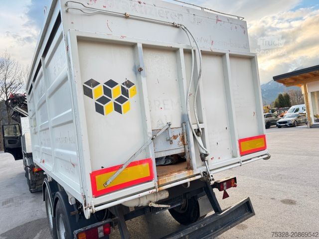 Háromirányú billenő pótkocsi Tandem Kipper Rückwärtskipper Volumen Mulde