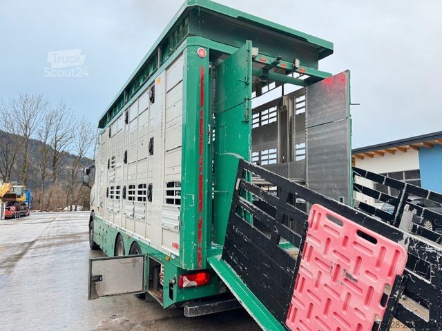 Tovorni avtomobil za prevoz živine SCANIA R 5000 6X2 voll Luft Retarder Finkl 2 Stock Funk