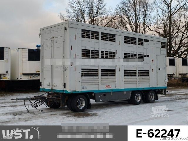 Remolque de transporte de caballos  KABA 3 Stock  Hubdach Viehanhänger