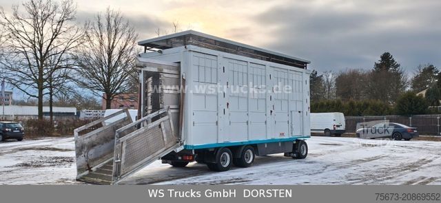 Remolque de transporte de caballos  KABA 3 Stock  Hubdach Viehanhänger