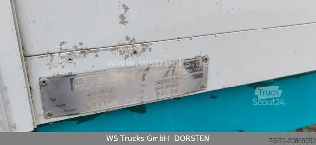 Remolque de transporte de caballos KABA 3 Stock Hubdach Viehanhänger