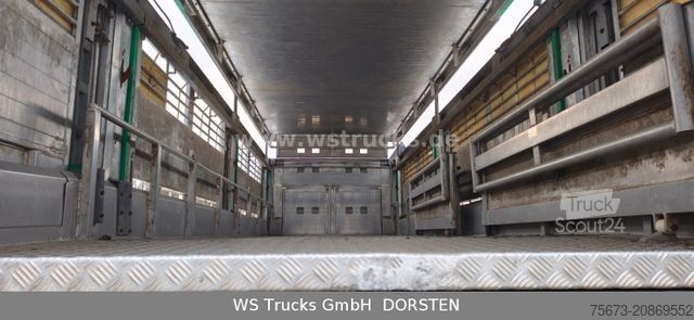 Remolque de transporte de caballos  KABA 3 Stock  Hubdach Viehanhänger