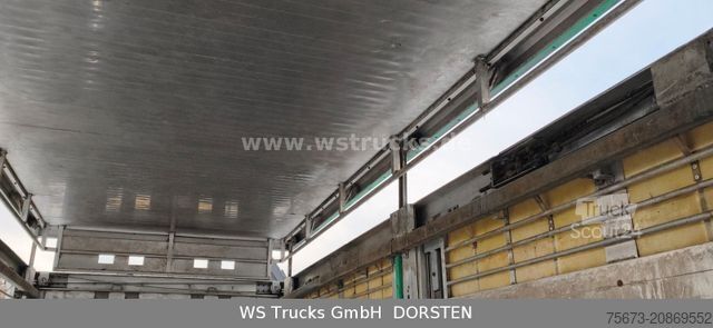 Remolque de transporte de caballos KABA 3 Stock Hubdach Viehanhänger