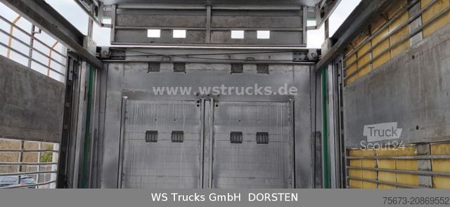 Remolque de transporte de caballos  KABA 3 Stock  Hubdach Viehanhänger