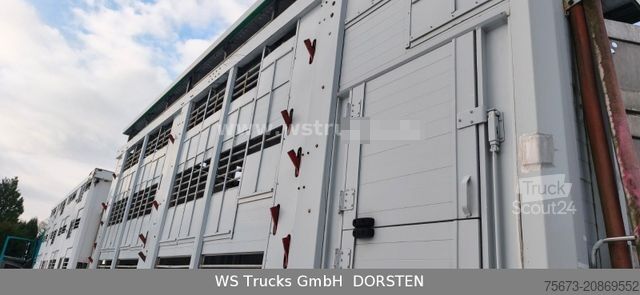 Remolque de transporte de caballos  KABA 3 Stock  Hubdach Viehanhänger