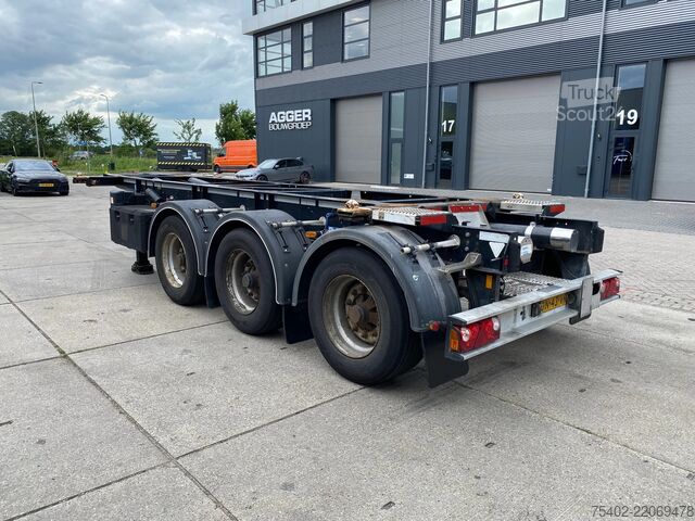Transport av containrar LAG 20FT Tank Chassis / ADR / BPW + Disc