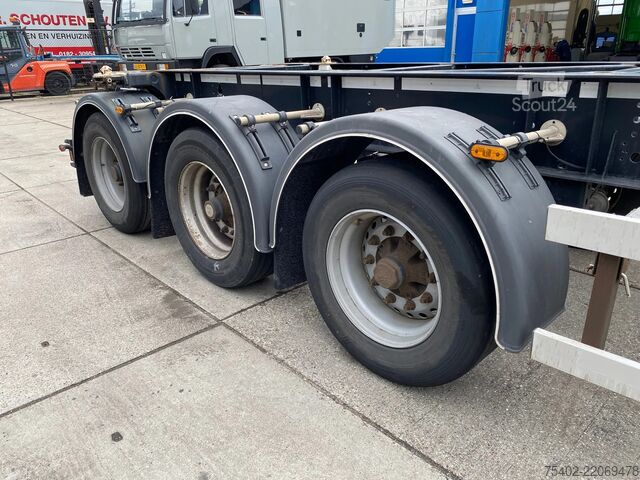 Transport av containrar LAG 20FT Tank Chassis / ADR / BPW + Disc