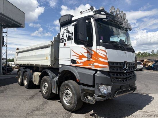 Camion ribaltabile trilaterale MERCEDES-BENZ AROCS 3445 3 SEITENKIPPER BORDMATIK